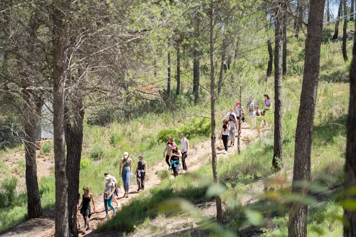 Walk in the natural setting of Cofrentes during the Progevita stay